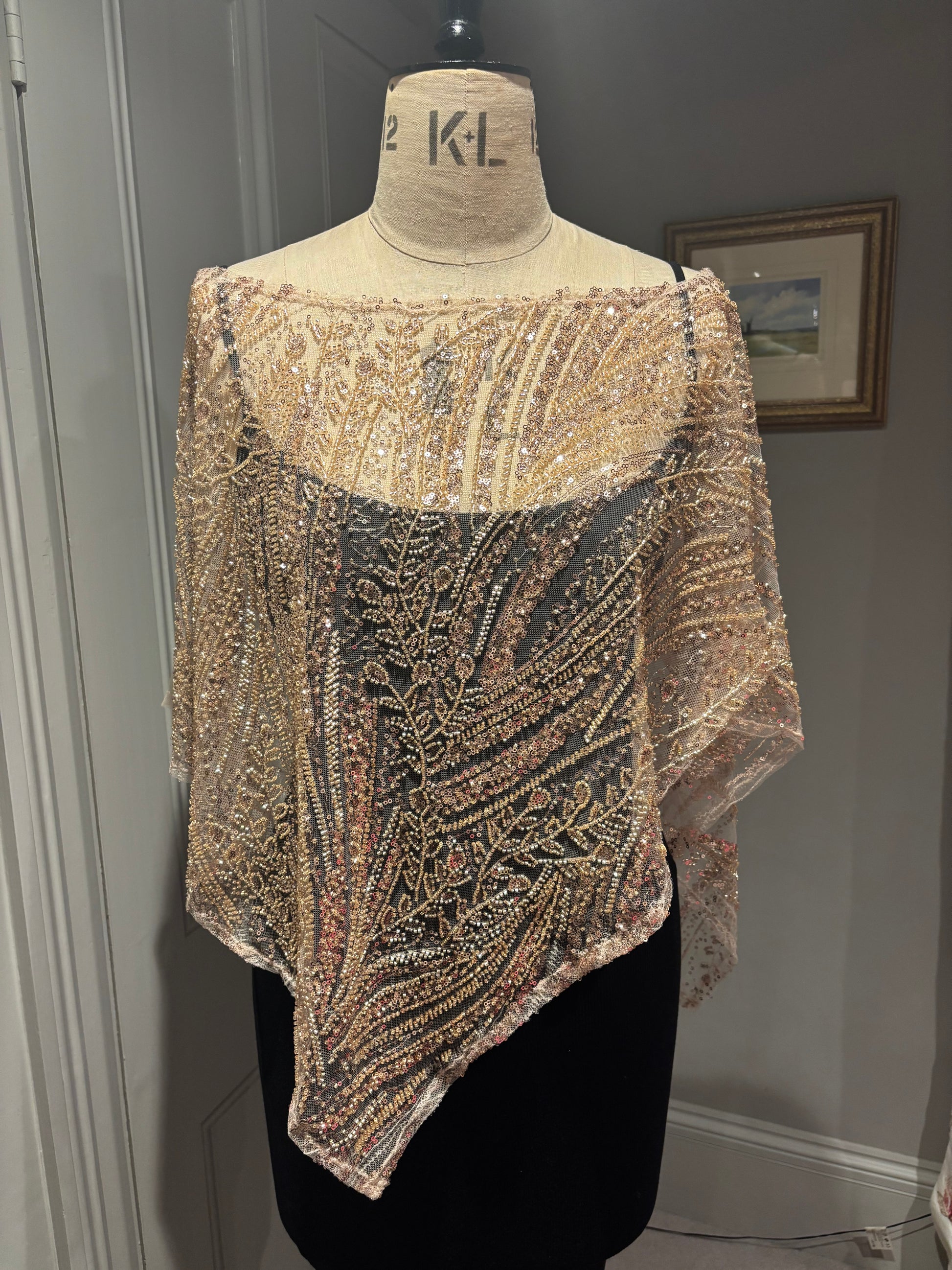 Ophelia Shawl - Gold