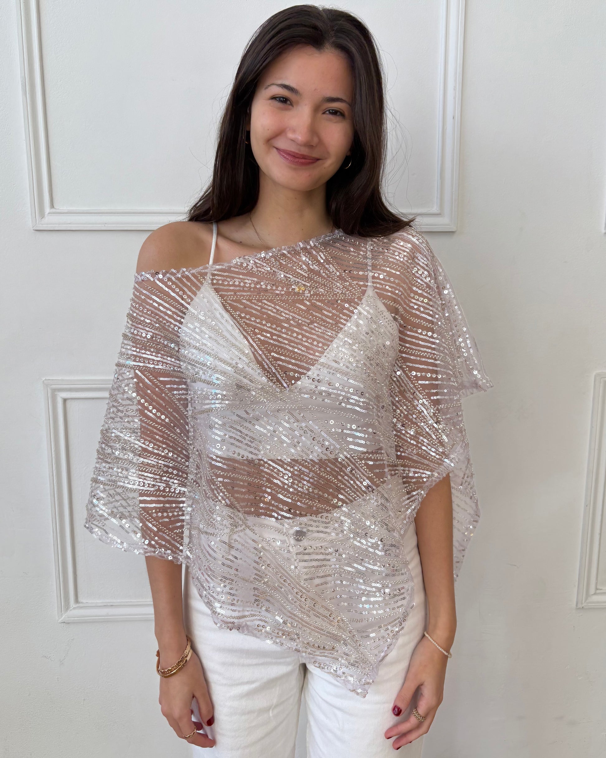 Ophelia Shawl - Silver