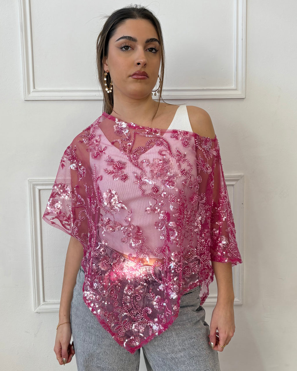 Ophelia Shawl - Pink