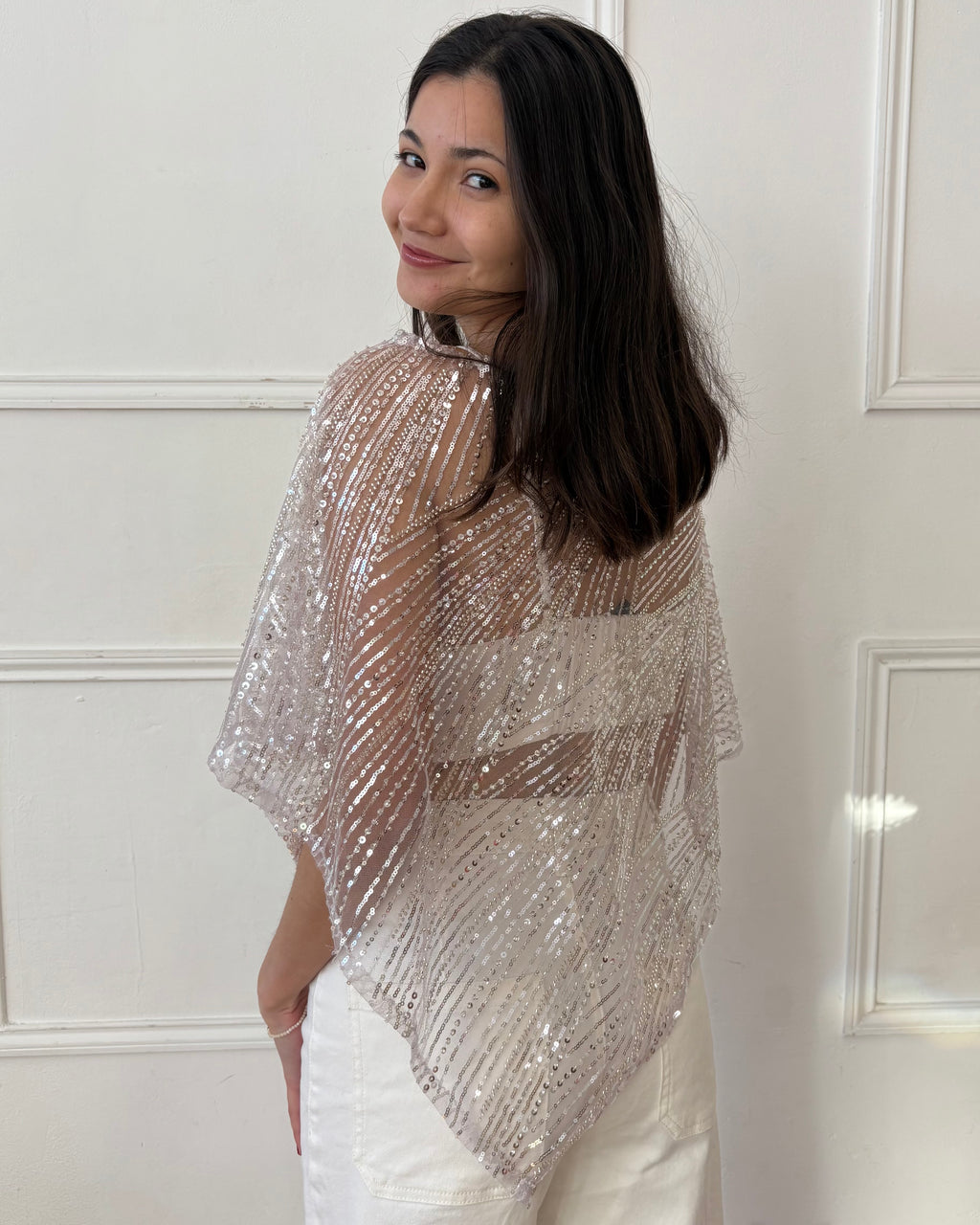 Ophelia Shawl - Silver