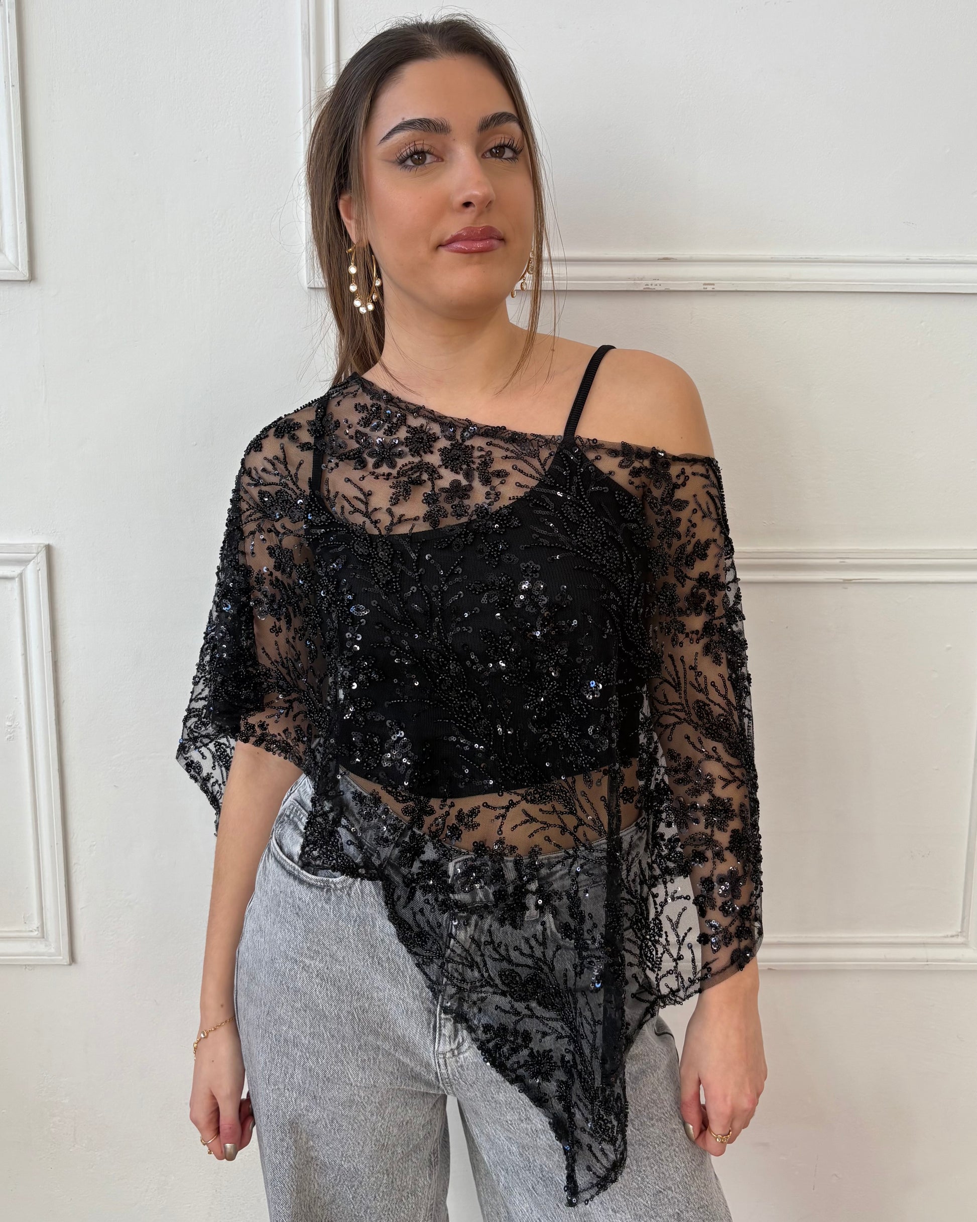 Ophelia Shawl - Black