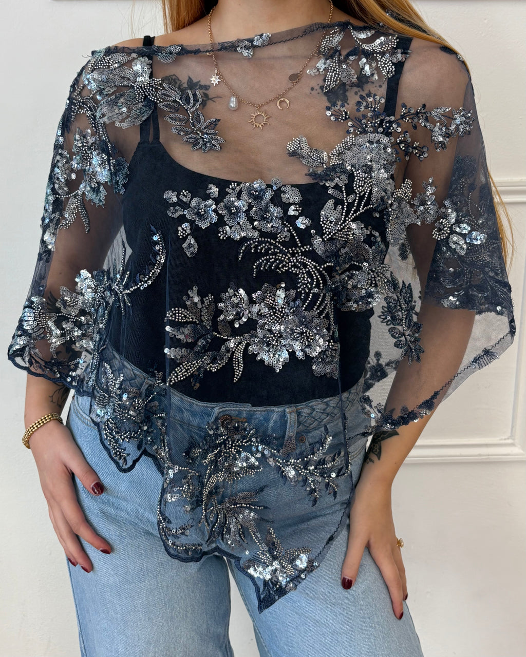 Ophelia Shawl - Blue