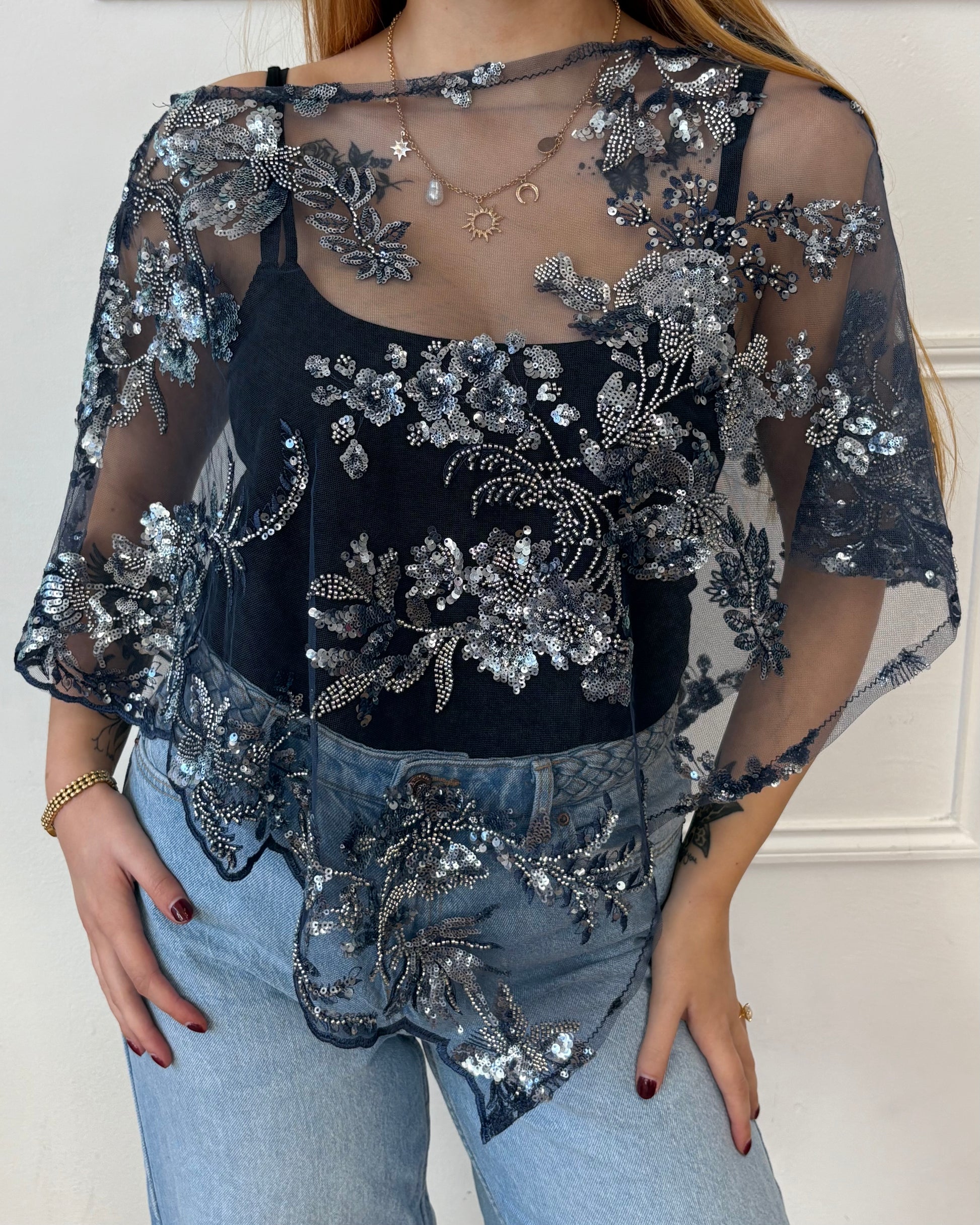 Ophelia Shawl - Blue