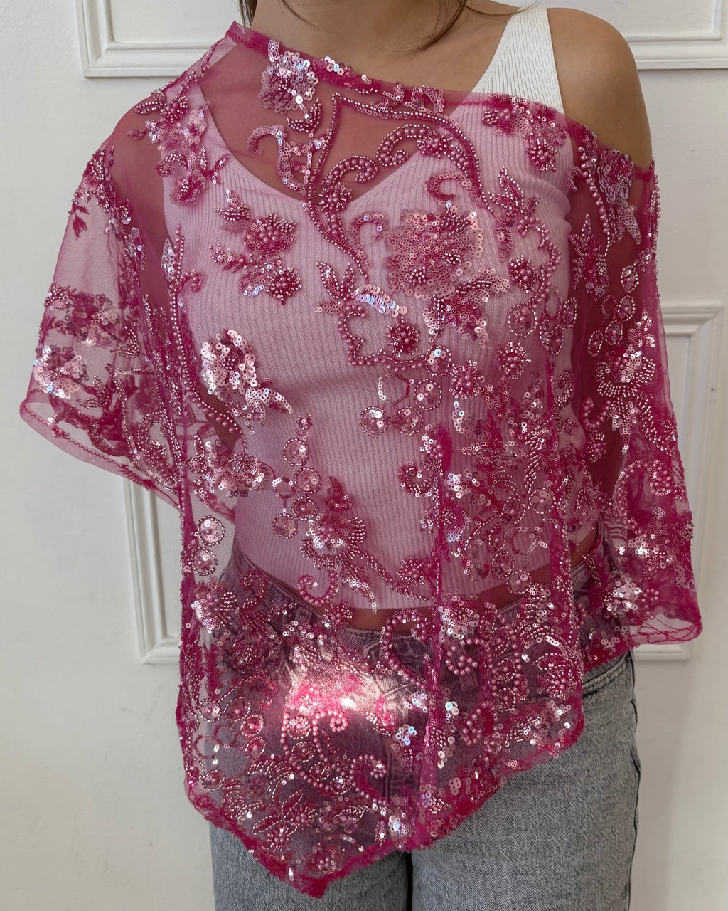 Ophelia Shawl - Pink