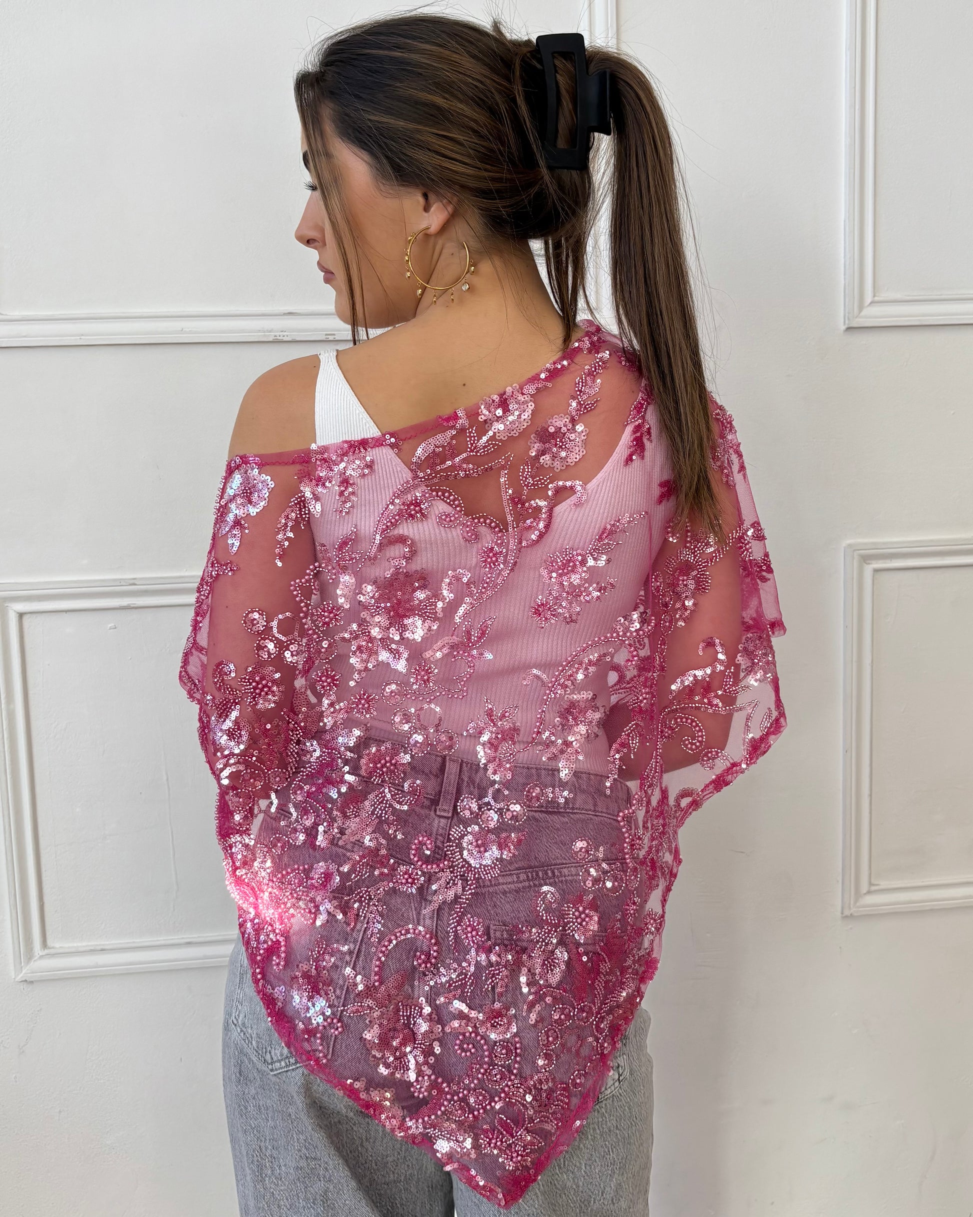 Ophelia Shawl - Pink