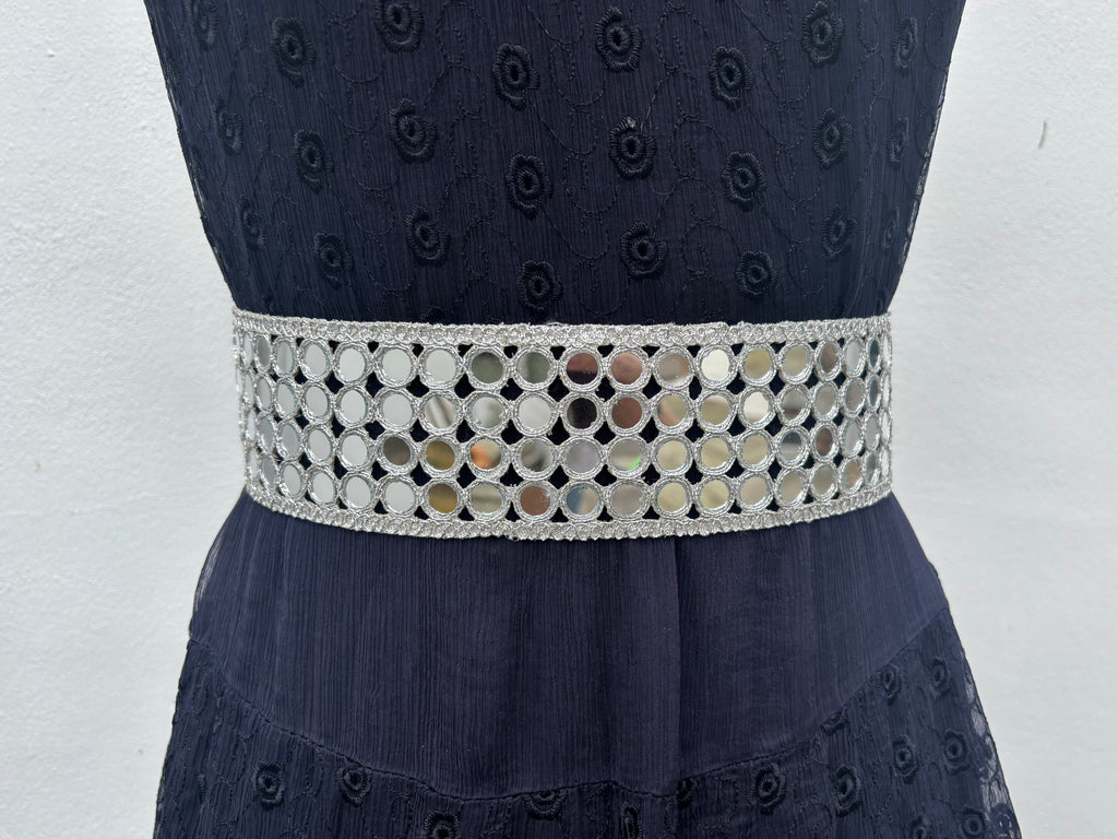 Hibiscus Belt - Silver