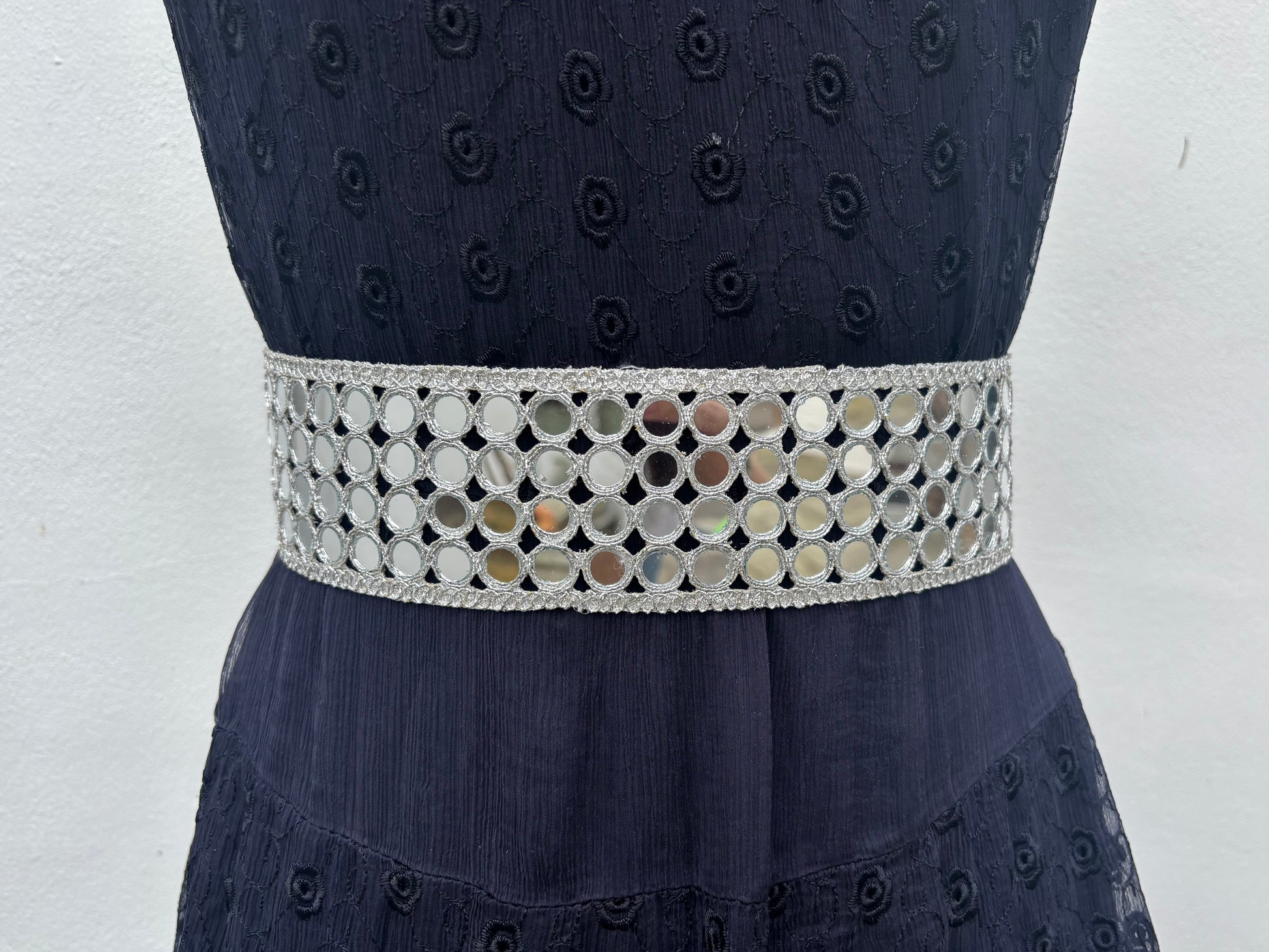 Hibiscus Belt - Silver